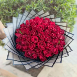 75 Red Rose bouquet