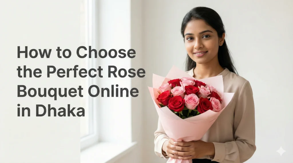 How to Choose the Perfect Rose Bouquet Online in Dhaka