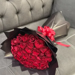 50 Red Rose Bouquet Delivery in Dhaka