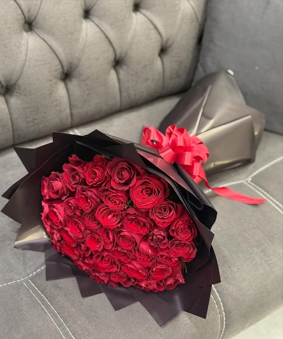 50 Red Rose Bouquet Delivery in Dhaka