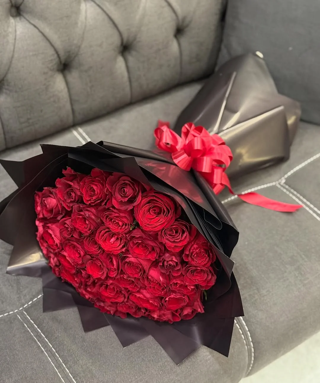 50 Red Rose Bouquet Delivery in Dhaka