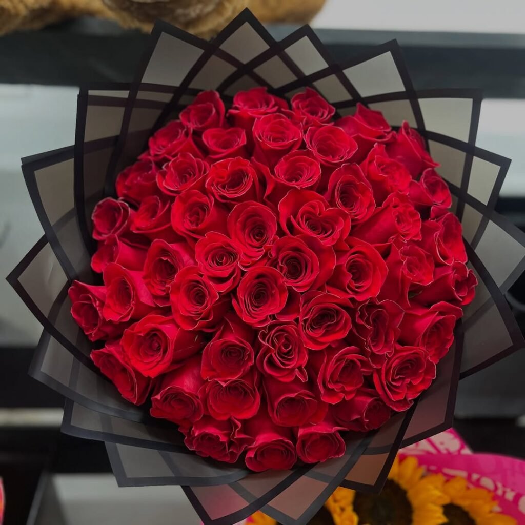75 Red Rose Bouquet – Luxury Flower Delivery in Dhaka